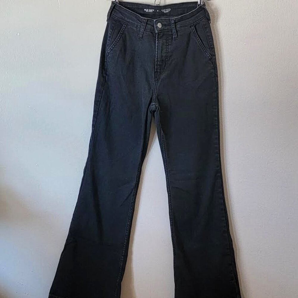 Old Navy Ultra High-Rise Flare Trousers | Size 0